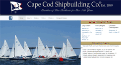 Desktop Screenshot of capecodshipbuilding.com